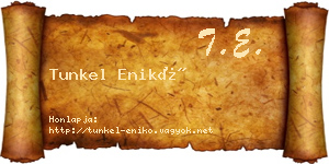 Tunkel Enikő névjegykártya